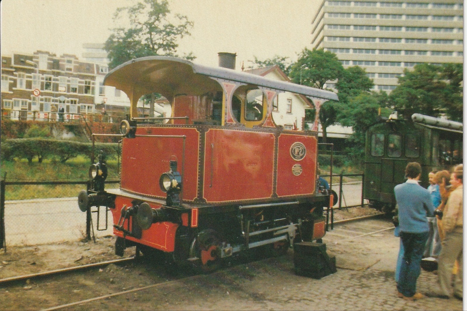 AMERSFOORT MUSEUM BUURT SPOORWEG LOCOMOTIEF 2 NVBS STOOM "81, Verzamelen, Ophalen of Verzenden, 1980 tot heden, Ongelopen, Utrecht