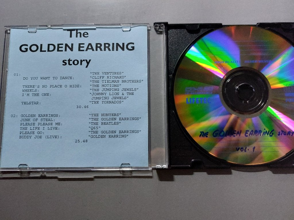 POSTER - THE GOLDEN EARRING STORY 1 T/M 6 (6 CD'S), Inclusief doosje, Ophalen of Verzenden, Zo goed als nieuw, Poprock