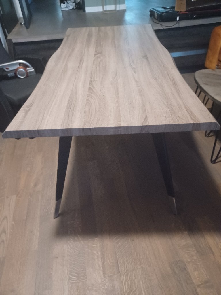 Eettafel, Ophalen, Gebruikt, Eikenhout, 50 tot 100 cm