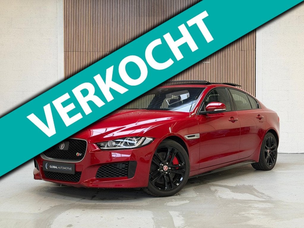 Jaguar XE 3.0 S V6 - SCHUIFDAK - CAMERA - VOORRUIT VERWARMIN, Auto's, Jaguar, Automaat, Achterwielaandrijving, Gebruikt, 2995 cc