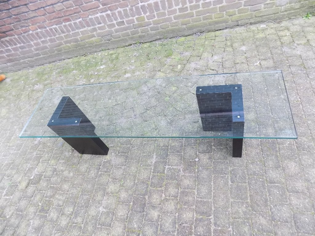 Jaren 80 designtafel salontafel, Ophalen of Verzenden, Gebruikt