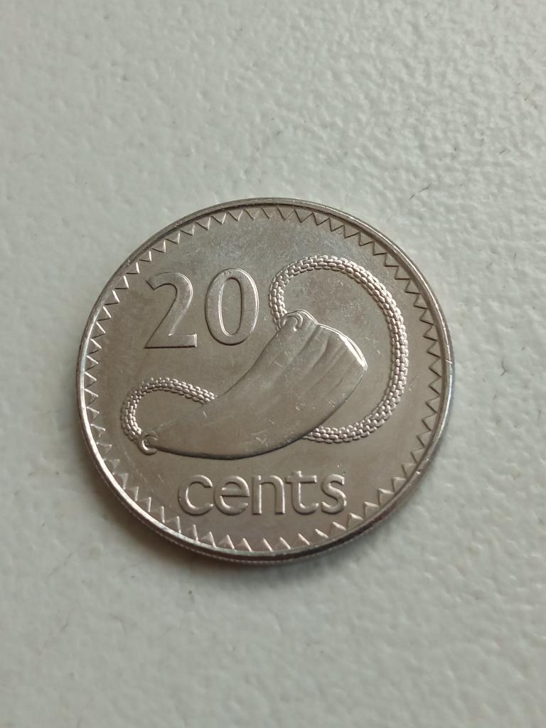 Fiji 20 cent 1998., Ophalen of Verzenden, Losse munt