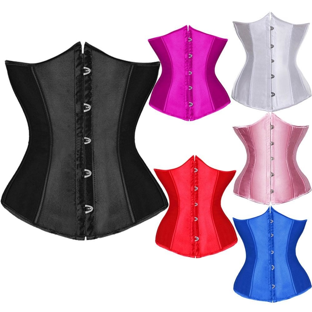 Korset paars rood zwart wit roze dames vrouwen corset, Verzenden, Overige kleuren, Body of Korset