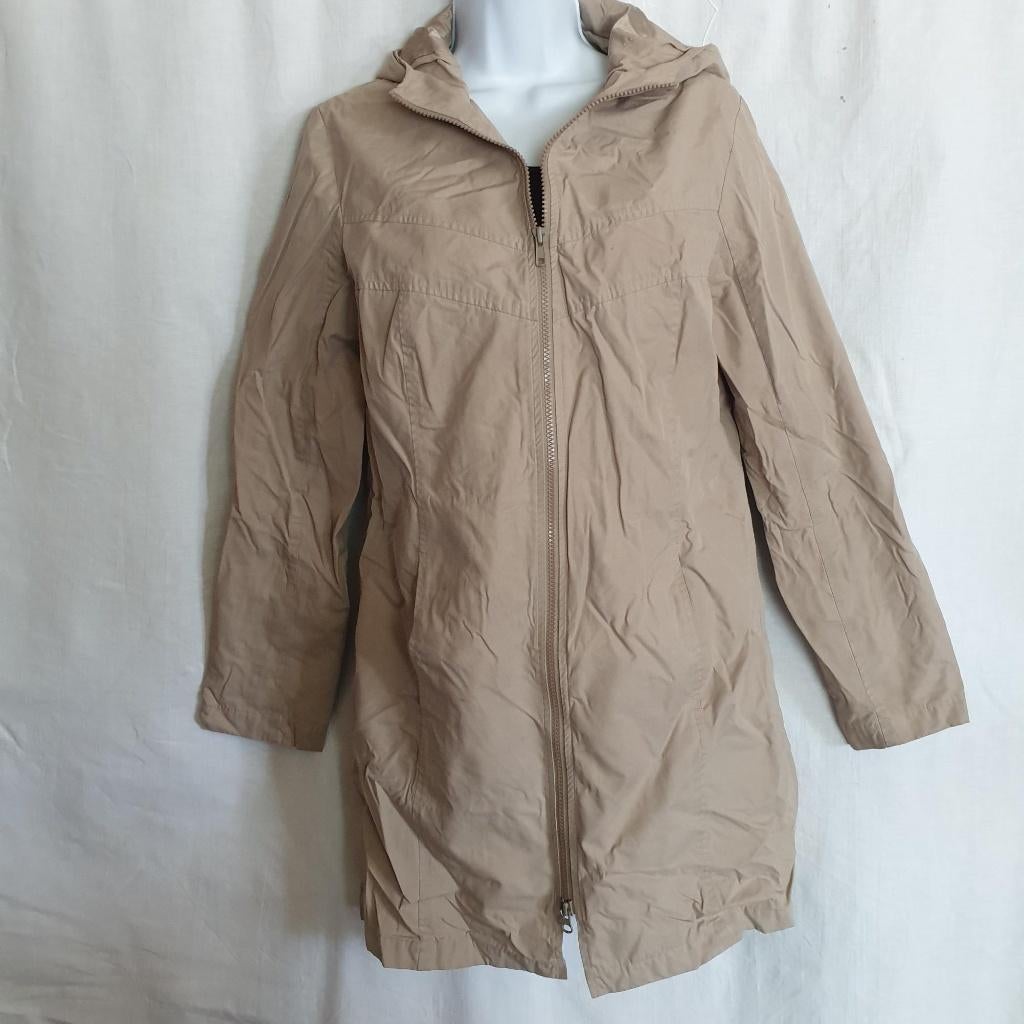 Leuke dames tussenmantel mt 38 merk Clockhouse, Kleding | Dames, Jassen | Winter, Zo goed als nieuw, Maat 38/40 (M), Beige, Ophalen of Verzenden