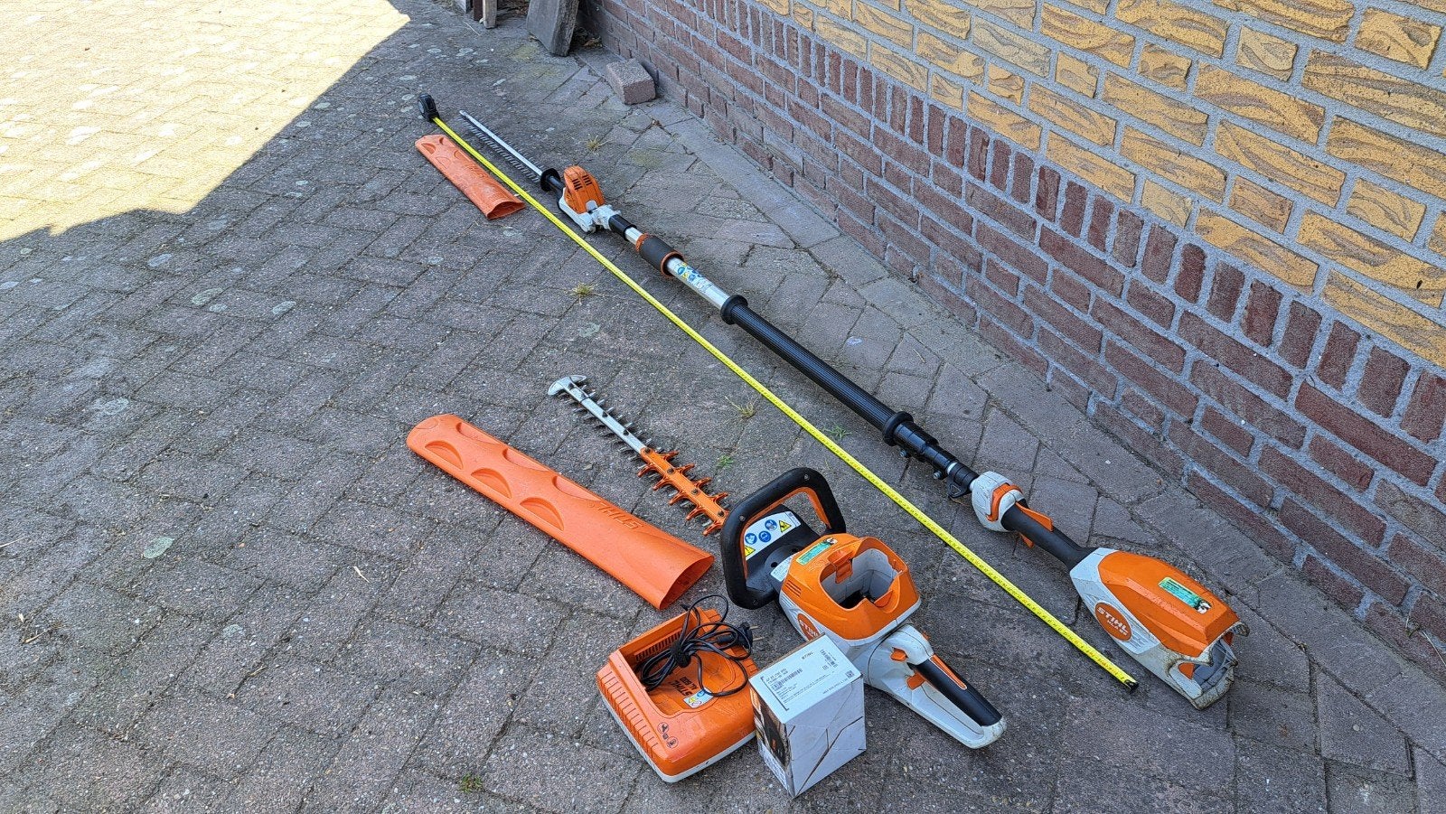 Stihl HSA 100 en HLA 86 (Accu) heggenschaarset komplete set, Ophalen, HSA 100 en HLA 86, Stihl, Accu