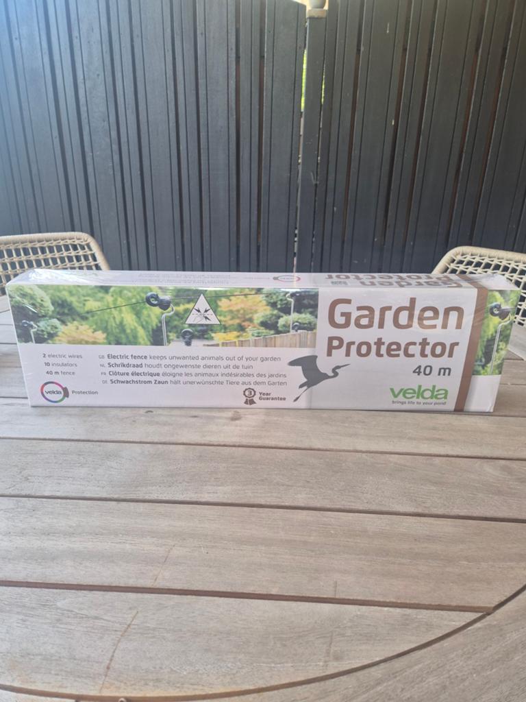 Velda Garden Protector schrikdraad 40m - Nieuw in doos, Ophalen of Verzenden, Nieuw, Overige materialen, Overige typen