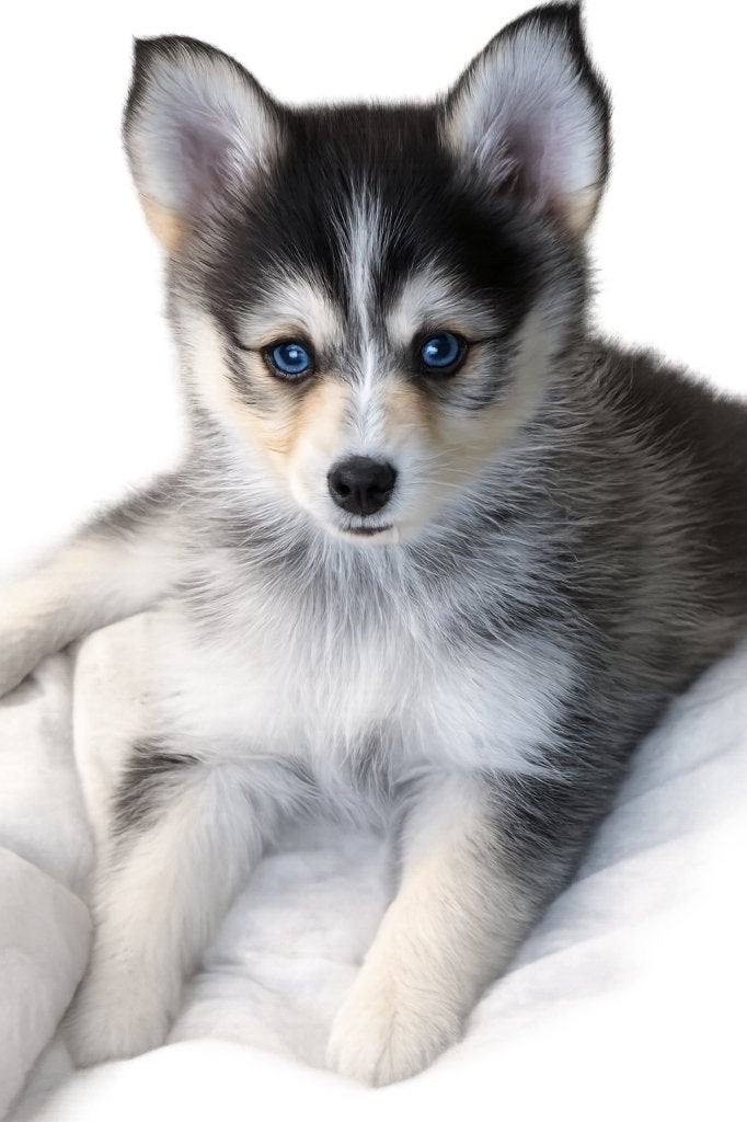 Pomsky pups -MOGEN VERHUIZEN, Dieren en Toebehoren, Parvo, 8 tot 15 weken, Poolhond, Meerdere