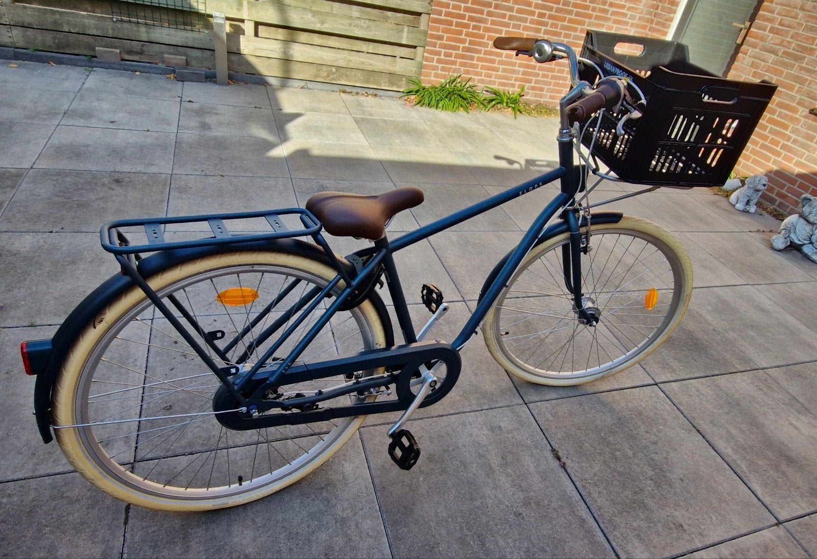 Elops 520 jongensfiets met mand, Versnellingen, Zo goed als nieuw, 65 cm of meer, Ophalen