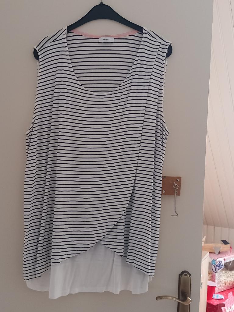 Positie shirt maat xl, Kleding | Dames, Positiekleding, Wit, Maat 46/48 (XL) of groter, Zo goed als nieuw, C&A