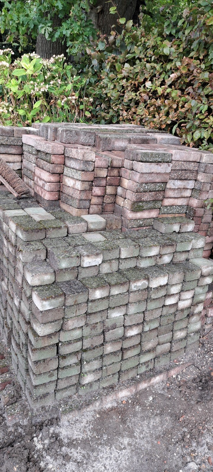 gratis af te halen, stenen voor tuin/terras, Tuin en Terras, Ophalen, Gebruikt, Beton, Klinkers
