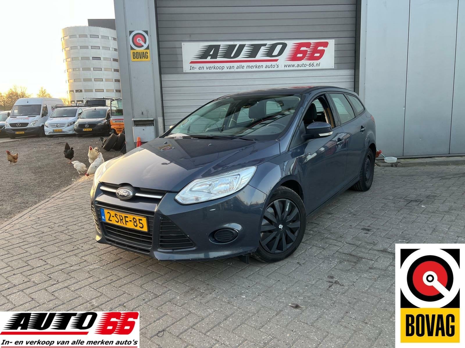Ford Focus Wagon 1.6 TDCI Trend AIRCO APK tot 05-2026, Auto's, Euro 5, Stof, Gebruikt, Zwart