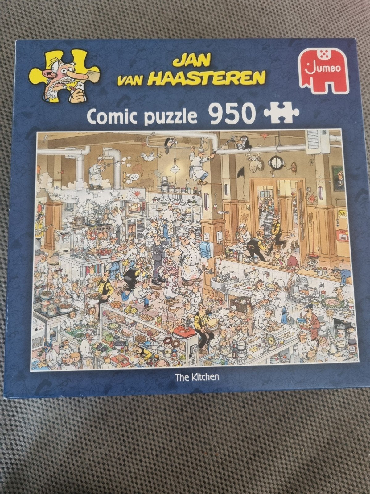 Jan van Haasteren puzzel 950 stukjes - The Kitchenette, Ophalen of Verzenden, 500 t/m 1500 stukjes, Zo goed als nieuw, Legpuzzel