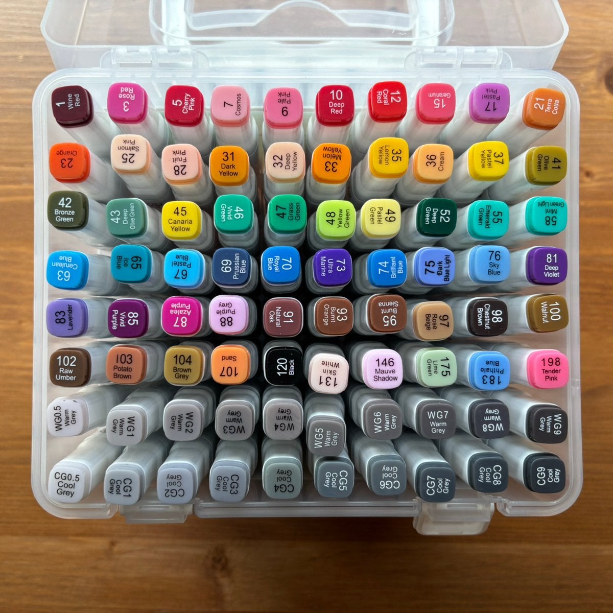 Twin tip markers 80 stuks, Ophalen, Zo goed als nieuw, Potlood of Stift