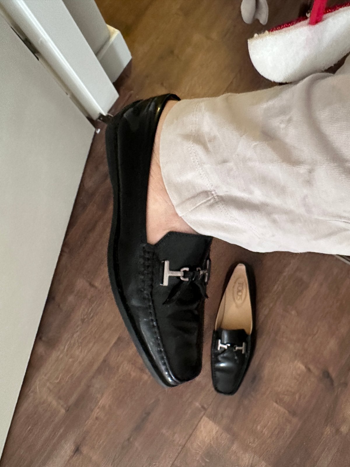 TOD'S original loafers maat 38, Ophalen of Verzenden, Gedragen, Zwart, Espadrilles of Moccasins