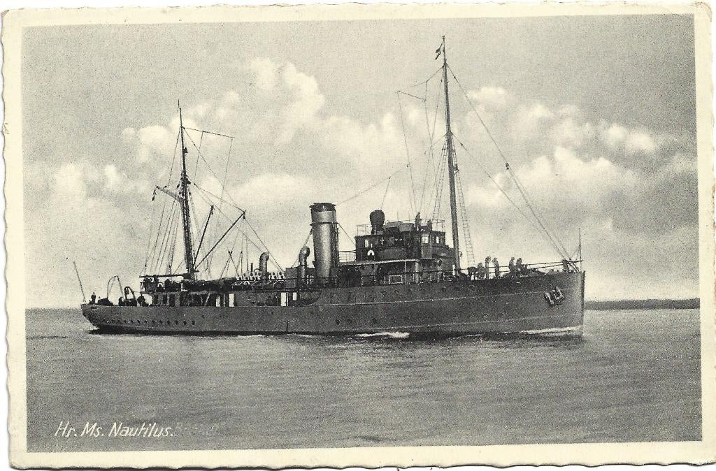 Scheepvaart ( Marine )  Hr. Ms. Nautilus, Verzamelen, Verzenden, Voor 1920, Overige thema's