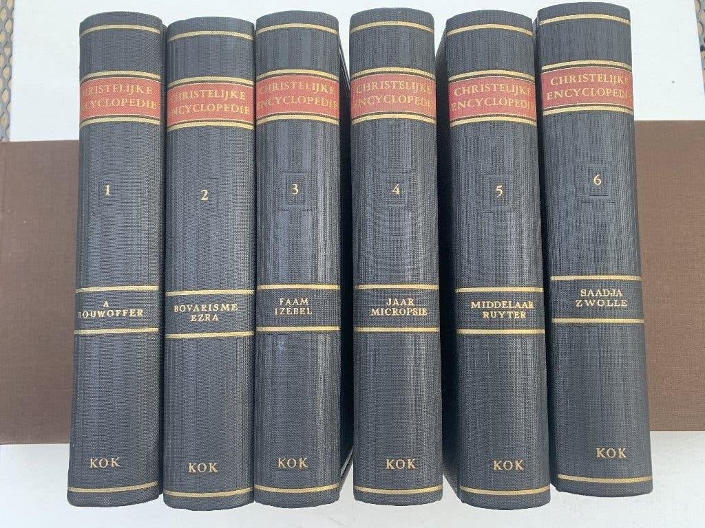 F.W. Grosheide e.a. - Christelijke Encyclopedie (6 delen), Boeken, Ophalen of Verzenden, Gelezen, Christendom | Protestants