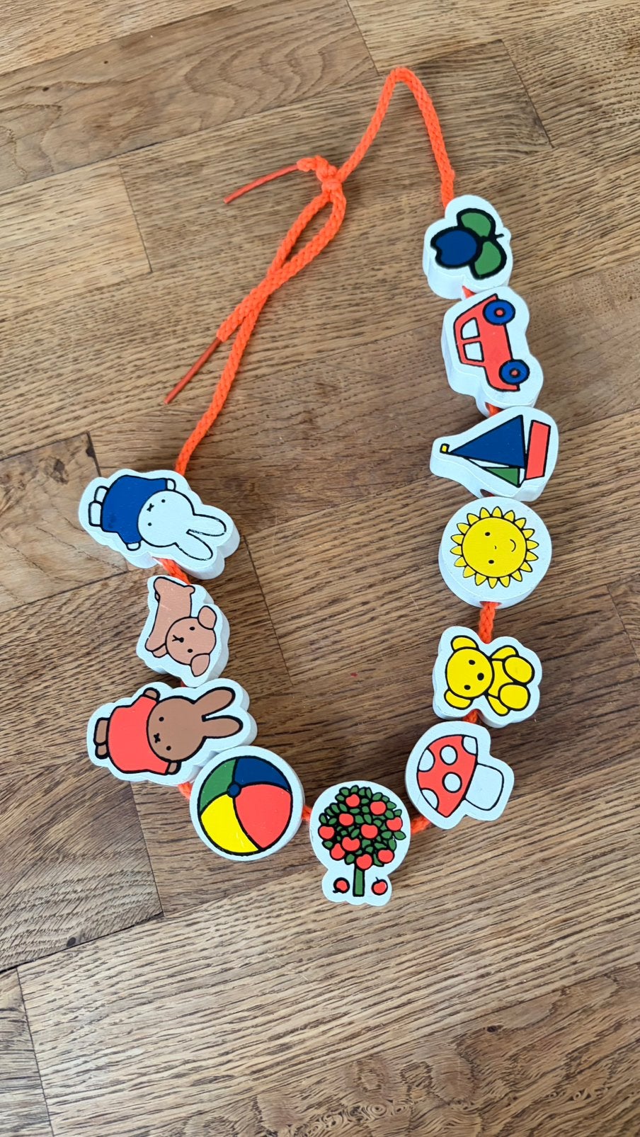 Nijntje Houten rijgkralen, Ophalen of Verzenden, Zo goed als nieuw
