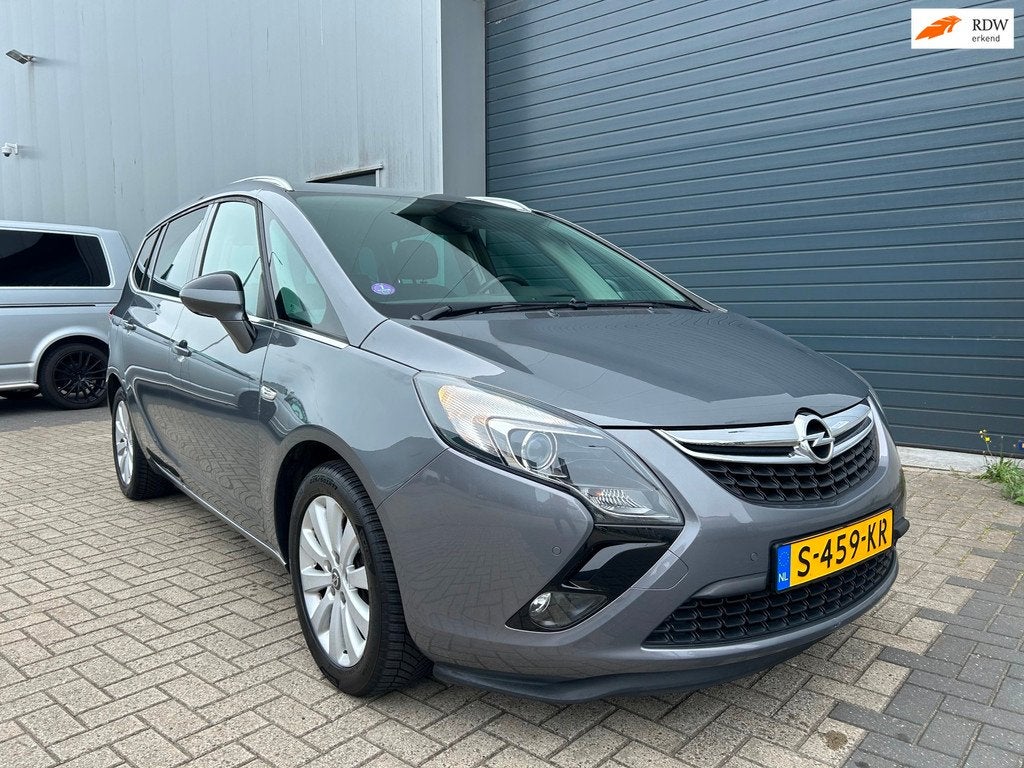 Opel Zafira Tourer 1.4i Edition CLIMA NAVI PDC 7PERS, Auto's, Opel, Gebruikt, Euro 6, 4 cilinders, Leder en Stof