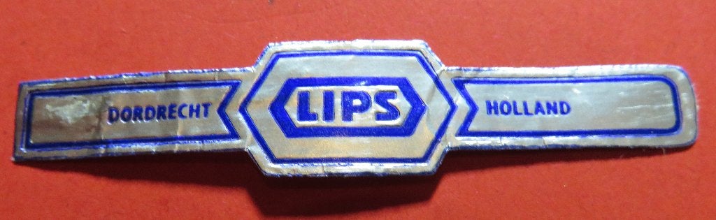 LIPS Dordrecht reclamebandje, Verzenden, Gebruikt, Sigarenbandjes