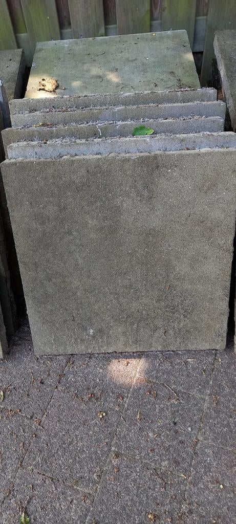Gebruikte betonnen terrastegels, Tuin en Terras, Tegels en Klinkers, Ophalen, Gebruikt, 10 m² of meer, Beton