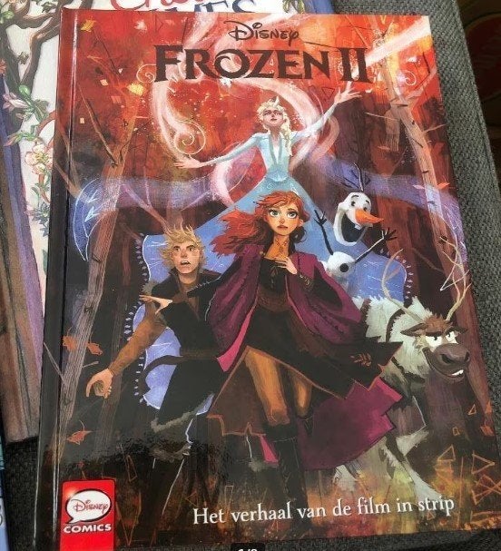 Frozen het verhaal van de film in strip hardcover g10, Boeken, Stripboeken, Eén stripboek, Ophalen of Verzenden, Zo goed als nieuw