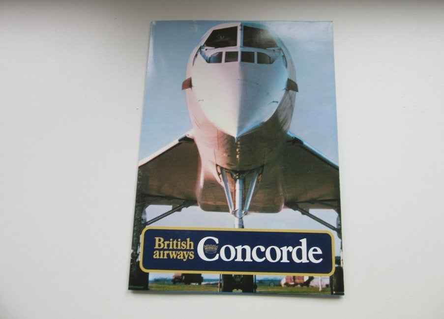 British Airways brochure Concorde, Verzenden, Zo goed als nieuw, Overige typen