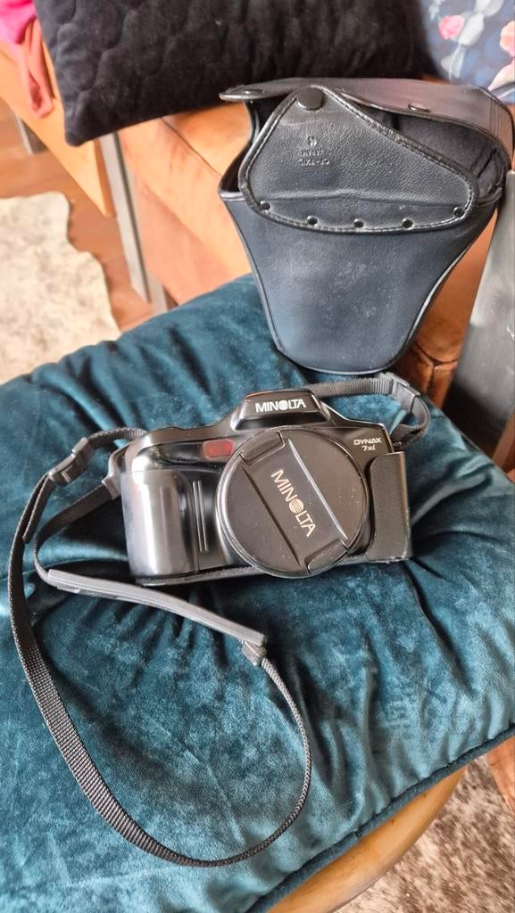 Minolta Dynax 7xi + 28-105mm lens + memory slot, Audio, Tv en Foto, Fotocamera's Analoog, Gebruikt, Spiegelreflex, Minolta, Ophalen of Verzenden