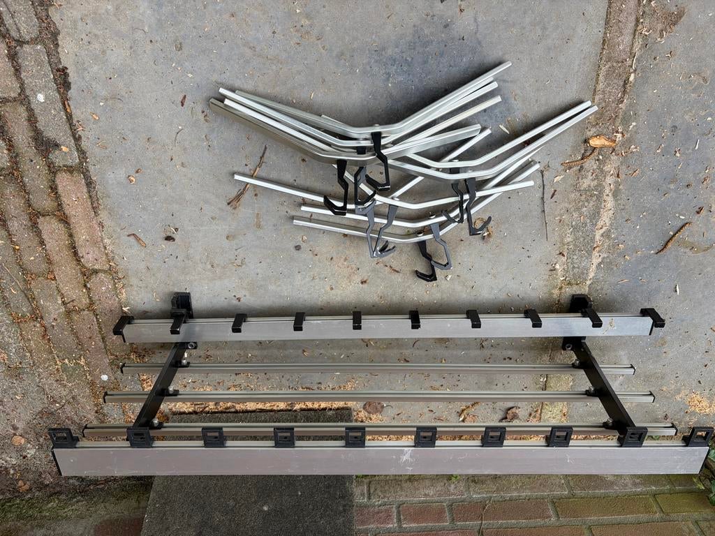 Kapstok met 10 hangers, Gebruikt, Minder dan 100 cm, Metaal, Ophalen