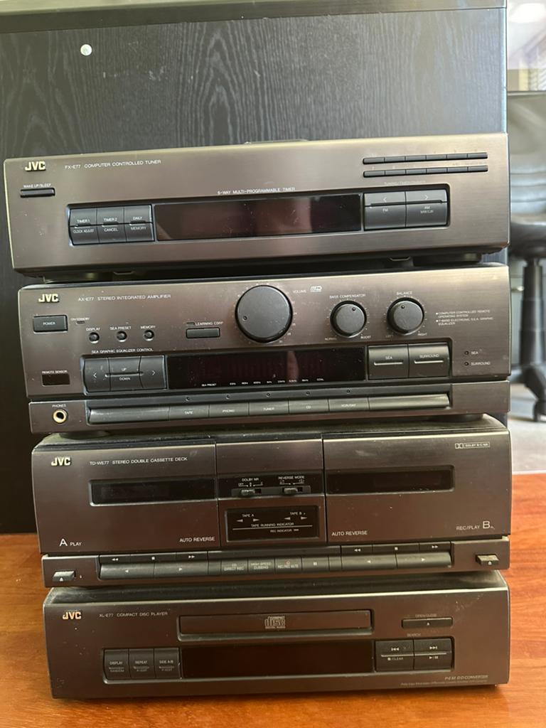 JVC muziek installatie, Audio, Tv en Foto, Stereo-sets, Ophalen, Gebruikt, Tuner of Radio, JVC
