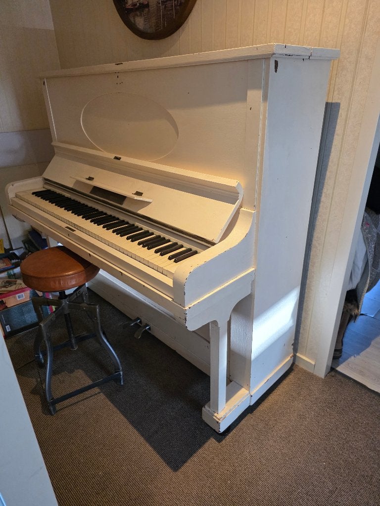 Piano wit, Ophalen, Gebruikt, Wit, Piano