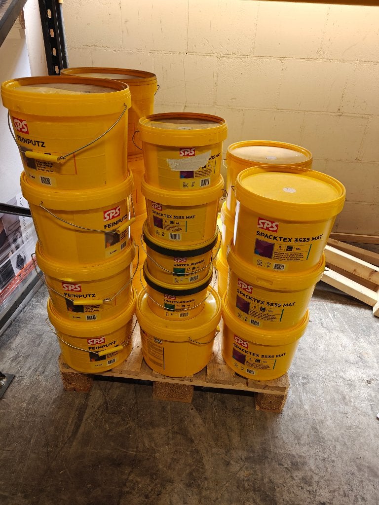 SPS verf+spachtel UITVERKOOP, Doe-het-zelf en Verbouw, Ophalen, Nieuw, Wit