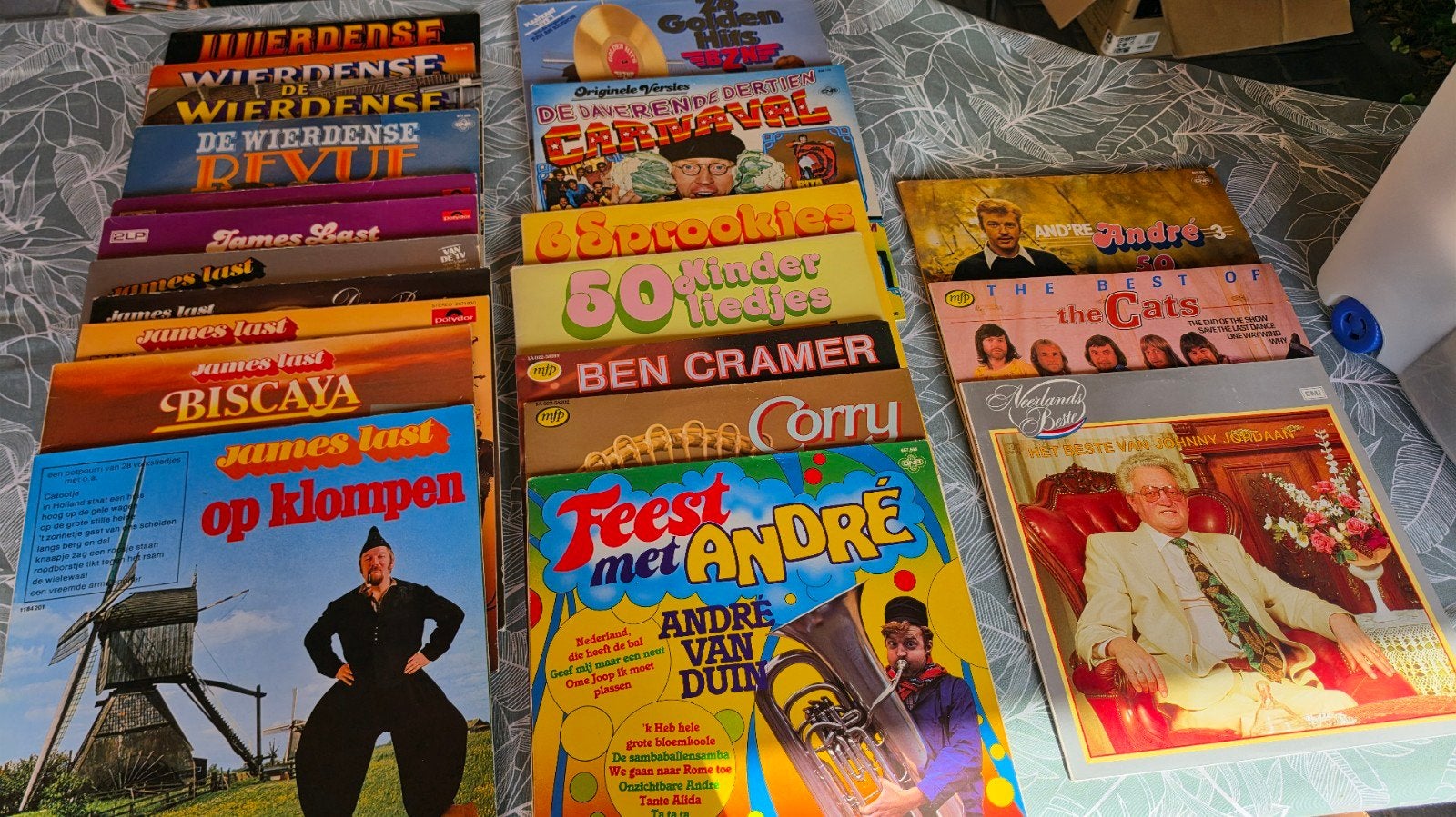 Diverse LP's: James Last, André van Duin, The Cats en meer, LP, Gebruikt, Pop, Ophalen of Verzenden