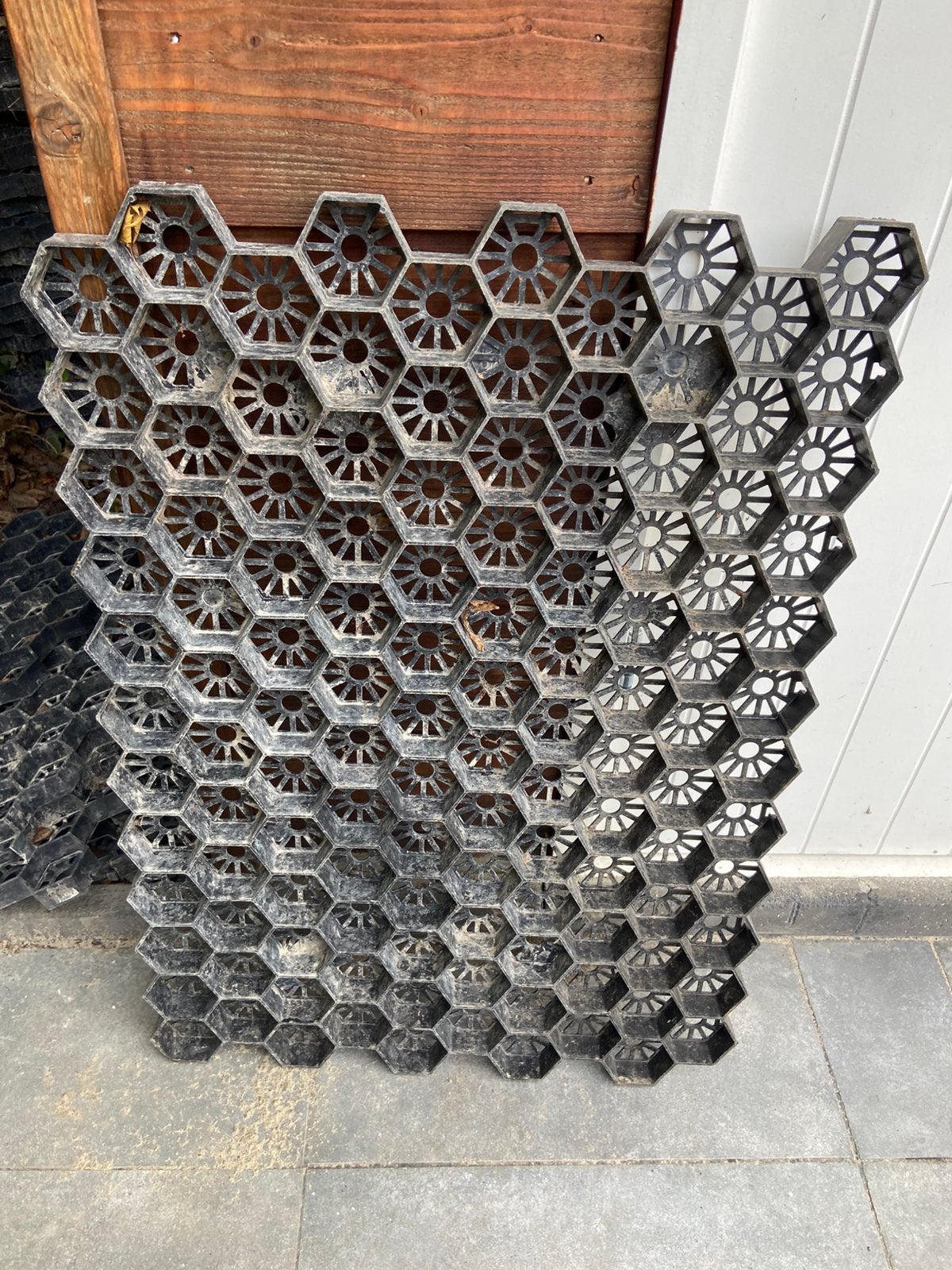 Grindmatten verschillende maten, Tuin en Terras, Ophalen, Zo goed als nieuw, Grijs