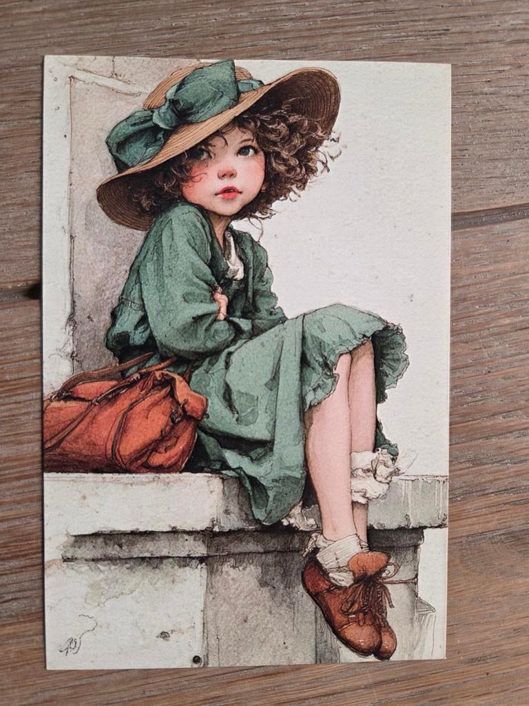 FRANS MEISJE 1, Ophalen, Voor 1920, Kinderen