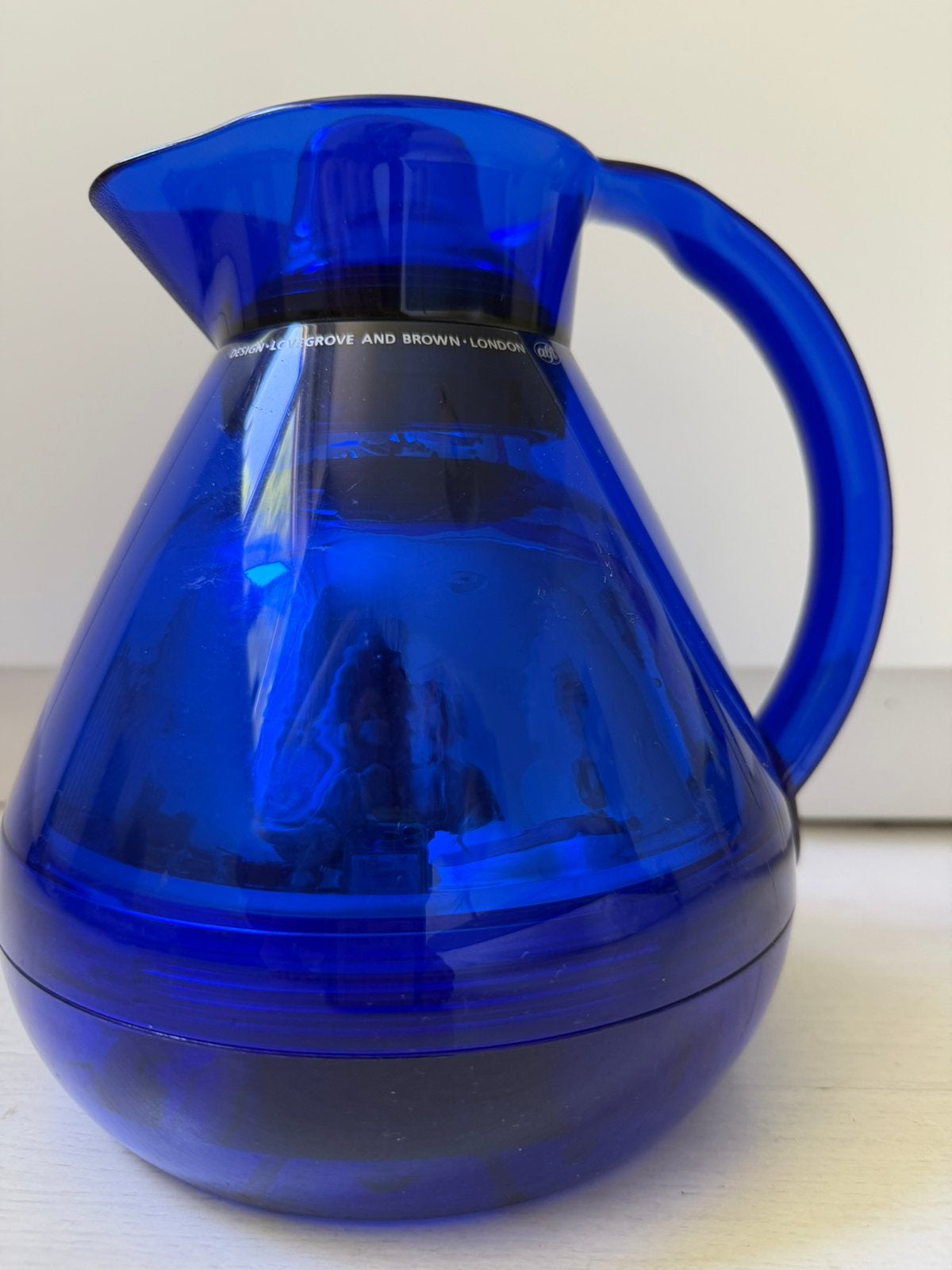 Alfi Thermoskan - Glas - 0,9L - Warm & Koud - Blauw, Huis en Inrichting, Keuken | Keukenbenodigdheden, Gebruikt, Overige typen