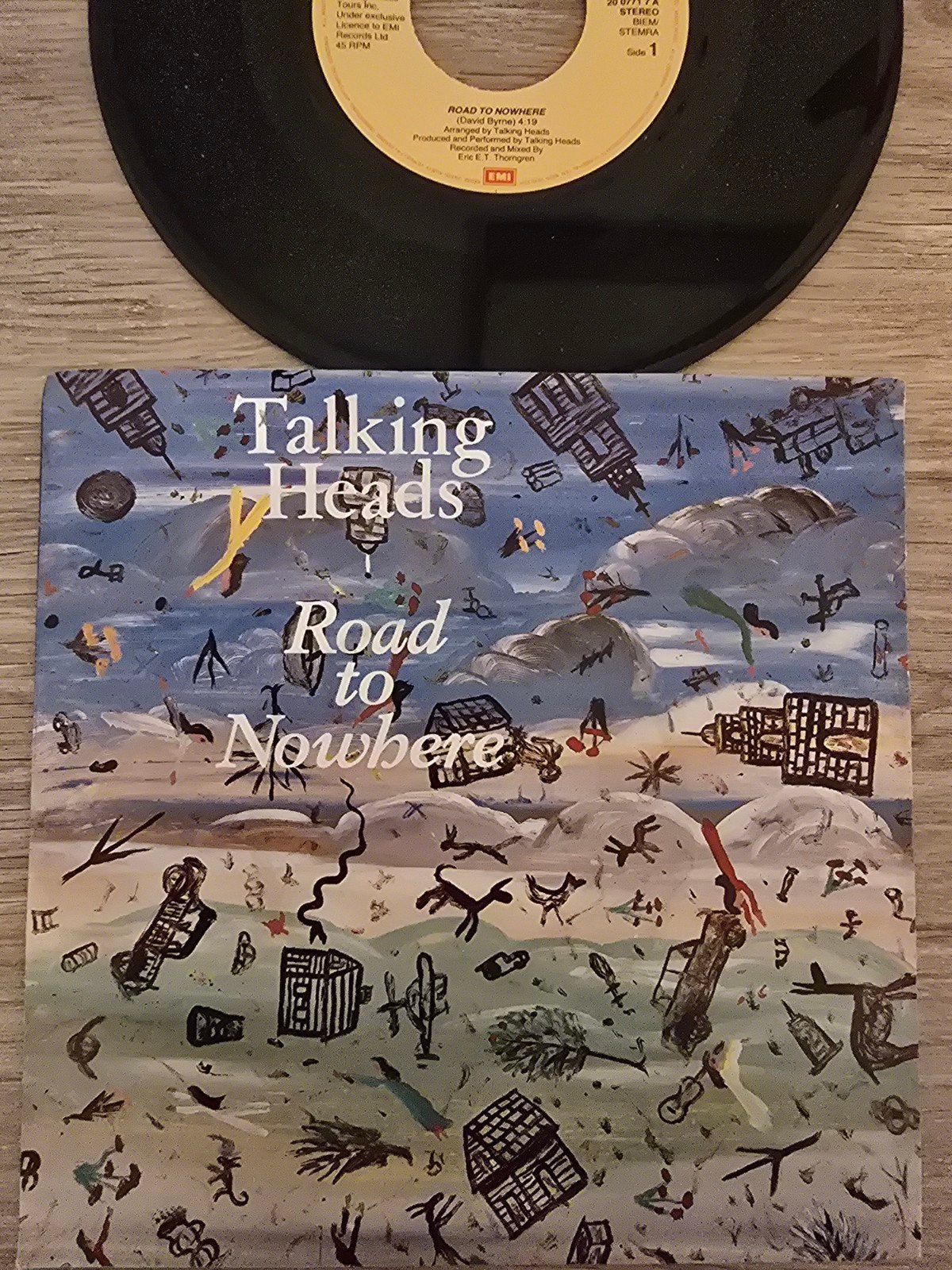 Talking Heads/ road to nowhere, Ophalen of Verzenden, 7 inch, K-pop