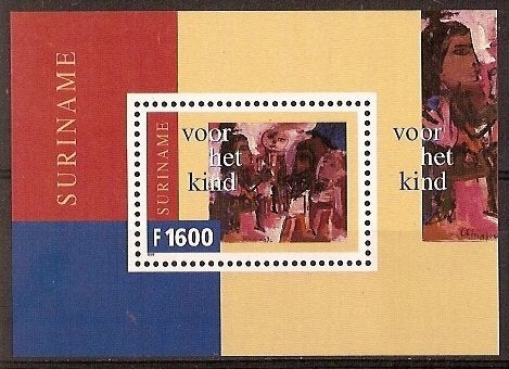 Suriname 1052 postfris Kinderpostzegels 1999, Ophalen of Verzenden, Postfris