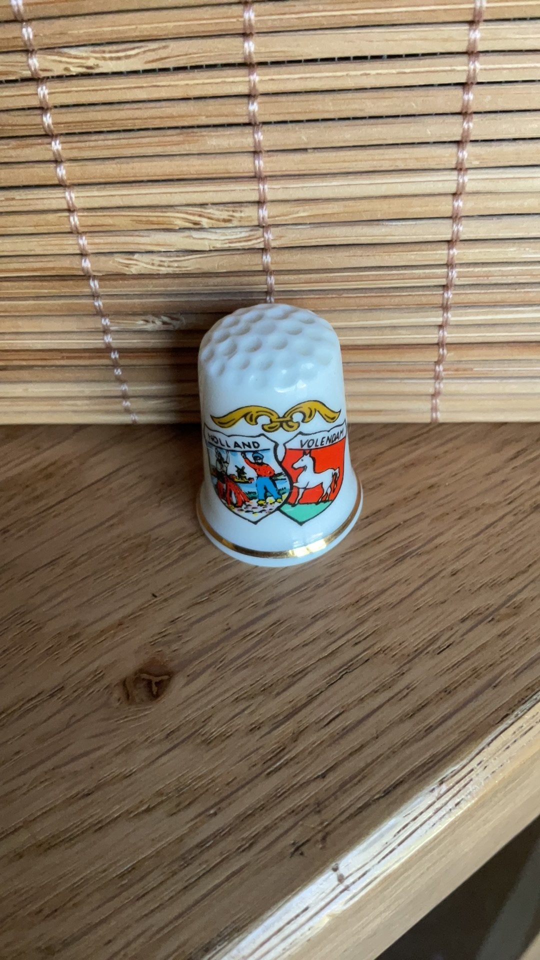 Volendam vingerhoed vingerhoedje vingerhoedjes vingerhoeden, Verzenden, Nieuw, Porselein, Nederland