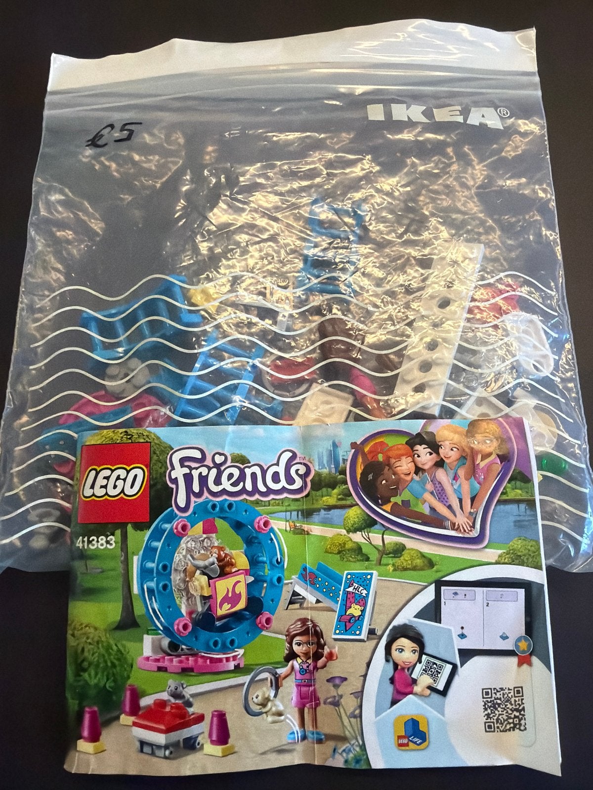 Lego Friends 41383 Olivia's Hamster Speeltuin, Ophalen of Verzenden, Gebruikt