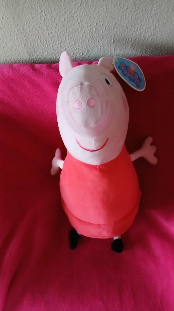2x PEPPA PIG XL 55cm NIEUW, Ophalen of Verzenden, Nieuw, Overige typen