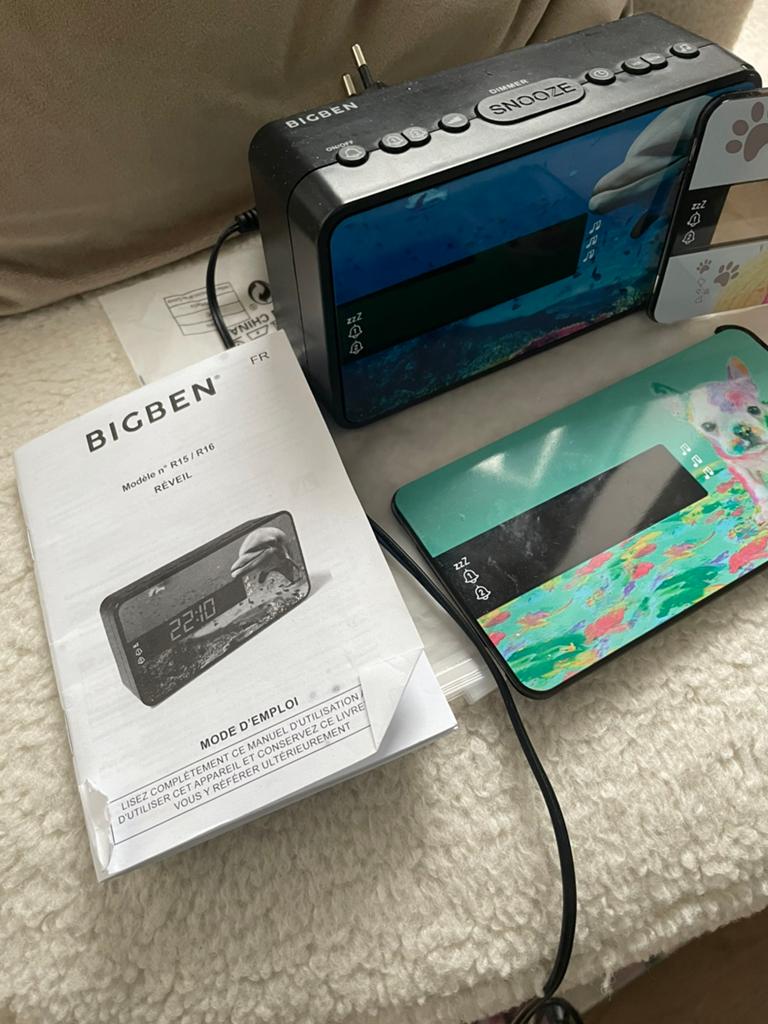 Bin ben digitale wekker met verschillende fronten en geluid, Ophalen of Verzenden