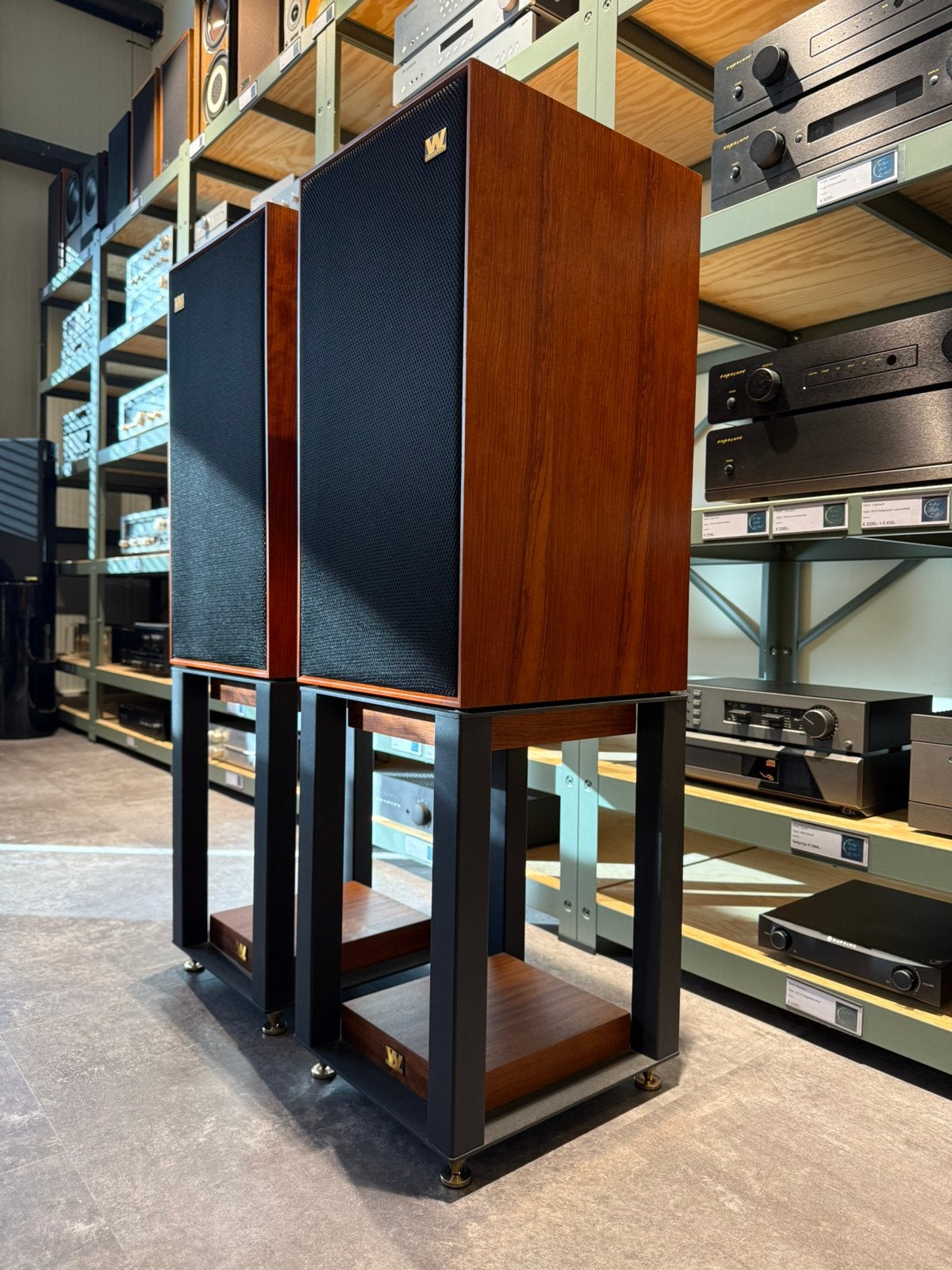 Wharfedale Linton 85 Anniversary, met stands, met garantie, Audio, Tv en Foto, Ophalen, Stereo speakers, Inclusief standaarden