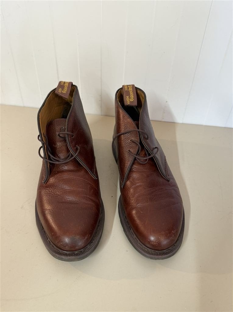 Dr. Martens Sawyer Lage Boots - Donkerbruin - Maat UK10 [44., Ophalen of Verzenden, Zo goed als nieuw, Bruin, Boots