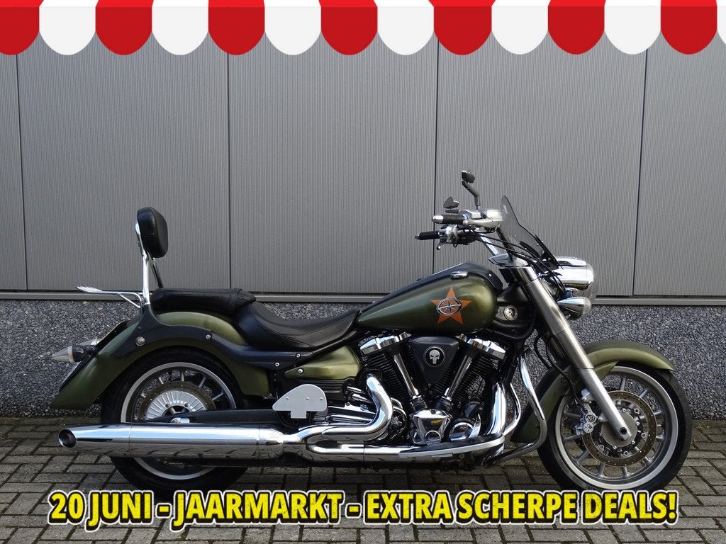 Yamaha XV 1900 (bj 2008), Motoren, Motoren | Yamaha, Chopper, Bedrijf, 1900 cc