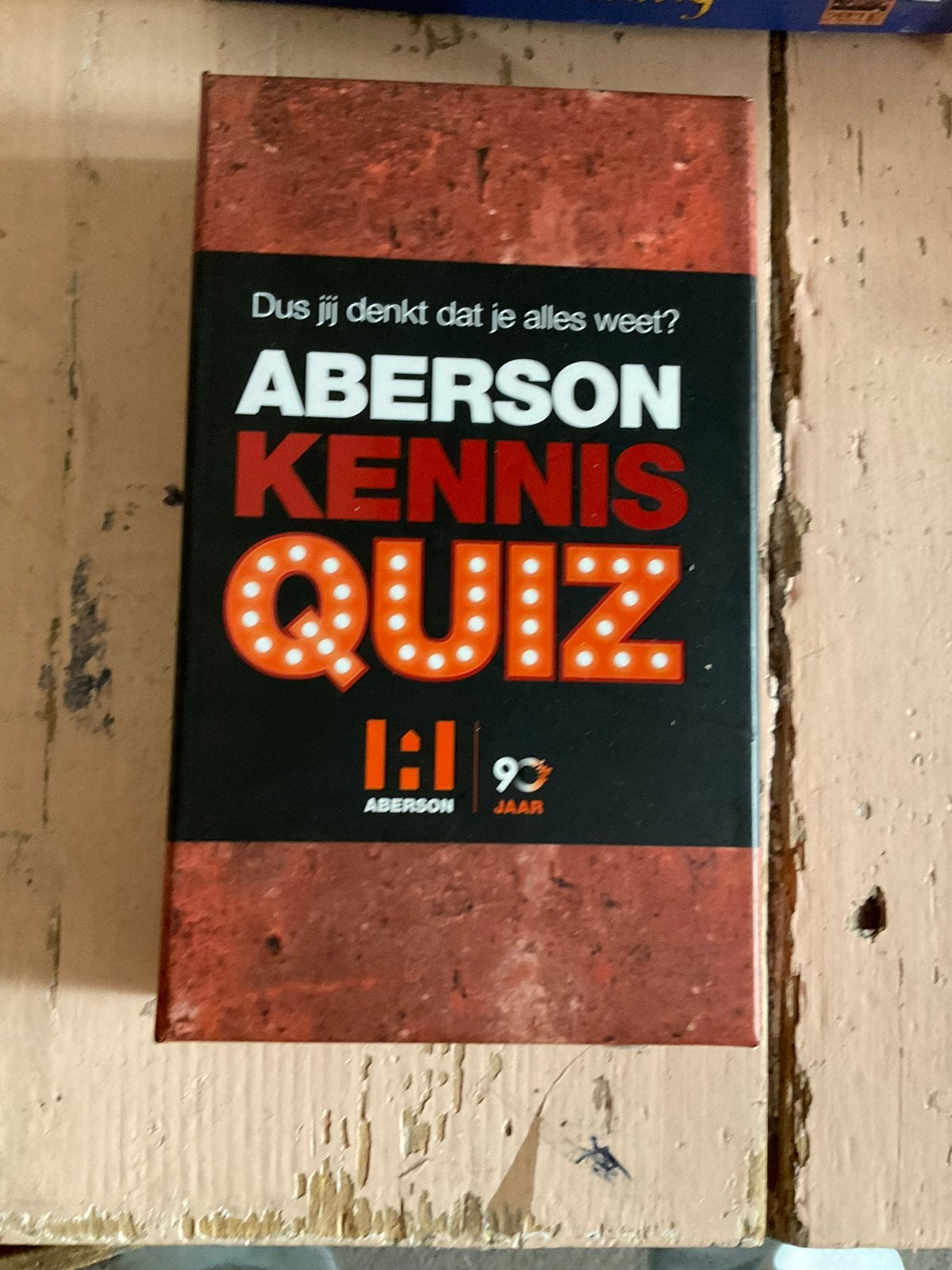Aberson Kennis Quiz: Test je kennis!, Drie of vier spelers, Ophalen of Verzenden, Zo goed als nieuw