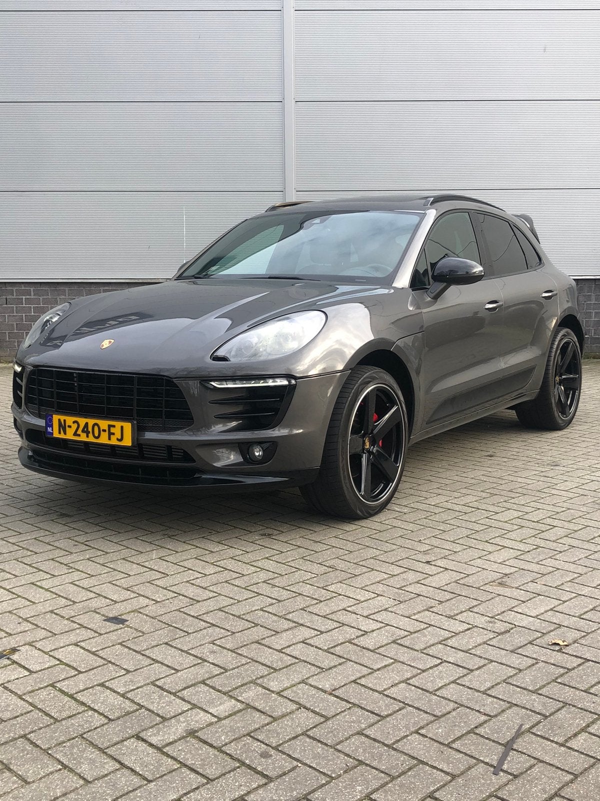 Porsche Macan 3.0D S 190KW 2017 Grijs PANORAMADAK, Auto's, Porsche, Automaat, 258 pk, Diesel, Particulier
