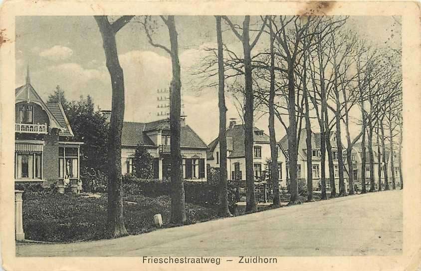 380-757-037 Zuidhorn Frieschestraatweg, Verzenden, Voor 1920, Groningen