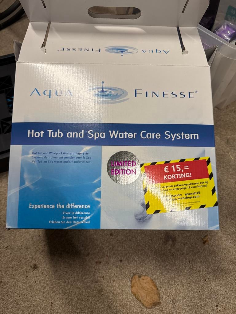 Aqua Finesse Hot Tub & Spa Water Care System Nieuw, Tuin en Terras, Bubbelbaden en Hottubs, Ophalen, Nieuw