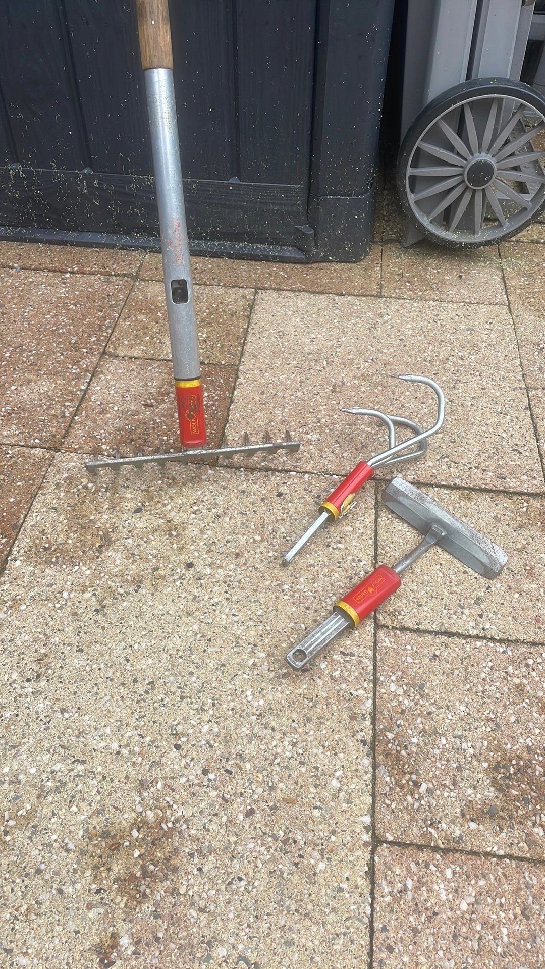 Wolf garten tuingereedschap set, Ophalen, Zo goed als nieuw, Hark