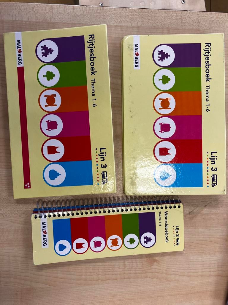Lijn 3 Rijtjesboeken en Woorddoeboek Thema 1-12, Ophalen, Gelezen, Overige niveaus, Nederlands